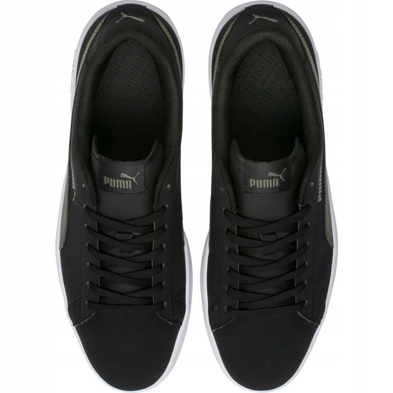 Încălțăminte pentru bărbați Puma Smash v2 Buck negru 365160 05 kaki 1