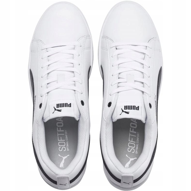 Încălțăminte de damă Puma Smash Wns v2 L alb-negru 365208 01 1