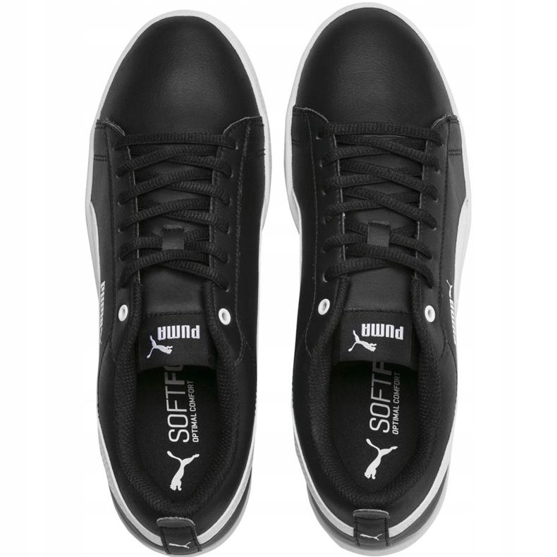 Pantofi pentru femei Puma Smash WNS v2 L negru 365208 02 alb 1