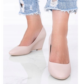 Pompe cu pană Caffe roz 1 Pompe cu pană Caffe roz 1