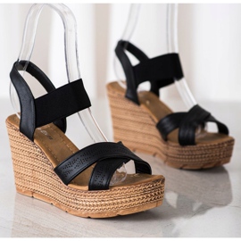 Sea Elves Sandale ușoare alunecoase negru 2