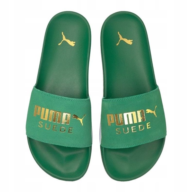 Papuci Puma Leadcat Ftr Suede Classic verde 372277 10 1 Papuci Puma Leadcat Ftr Suede Classic verde 372277 10 1