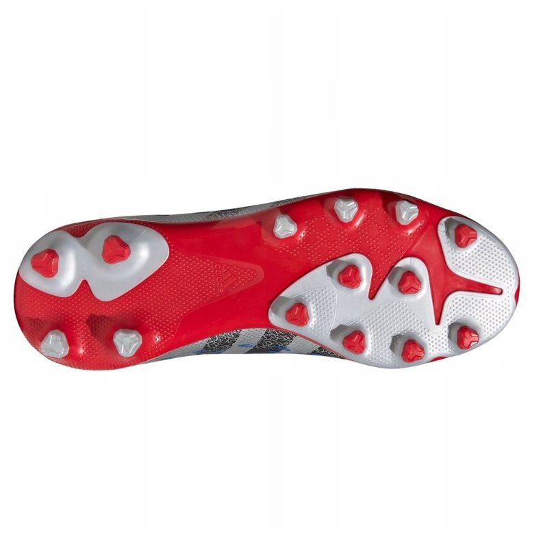 Ghete de fotbal Adidas Predator Freak.3 Mg Jr FY7625 gri argint 2