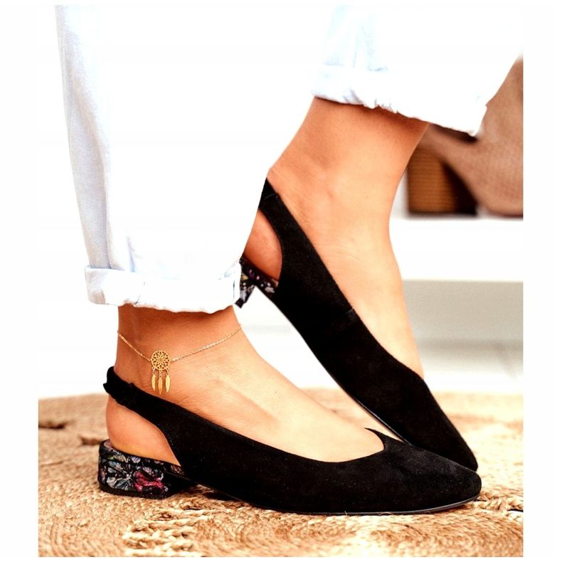 Pompă de damă Slip-on pentru femei din piele Maciejka Miami Black 04482-01 negru 4