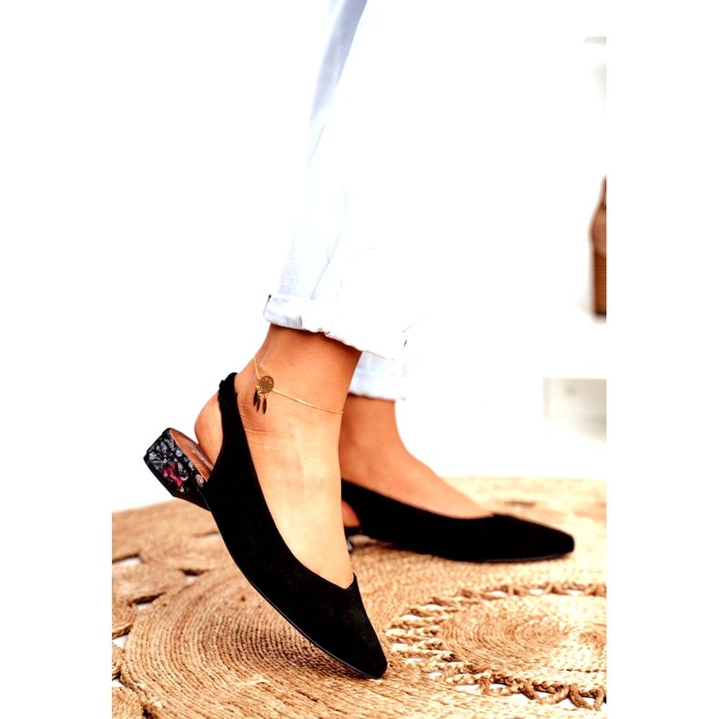 Pompă de damă Slip-on pentru femei din piele Maciejka Miami Black 04482-01 negru 1