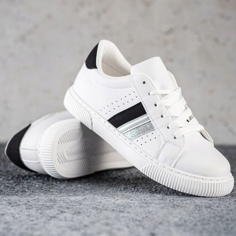 Marquiz Pantofi sport la modă alb 1