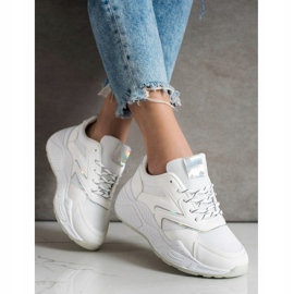 SHELOVET Adidași eleganți alb 2