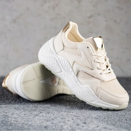 SHELOVET Adidași eleganți maro 1