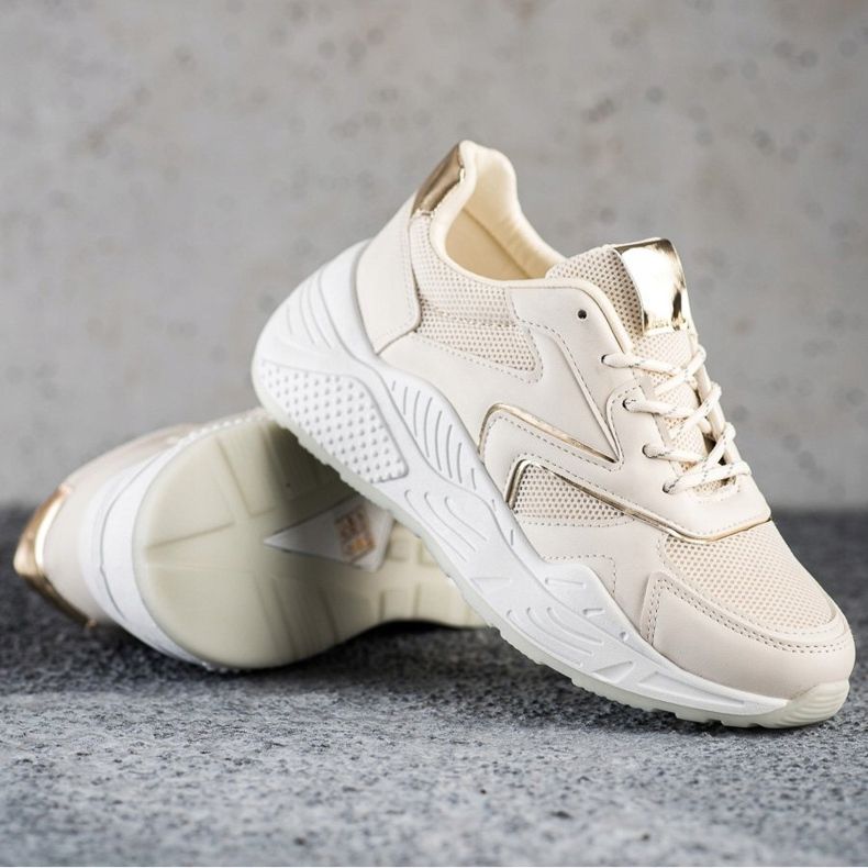 SHELOVET Adidași eleganți maro 1