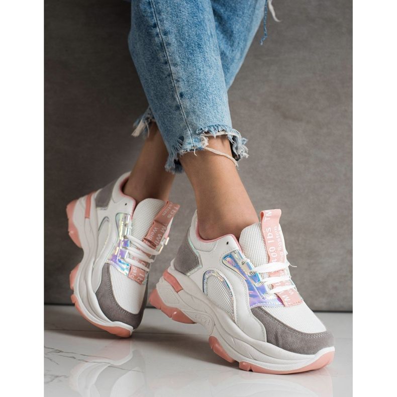 Adidași pe platforma FASHION multicolor 2