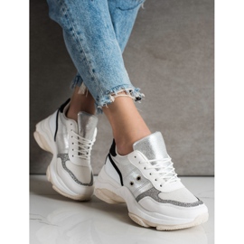 SHELOVET Adidași la modă confortabili alb multicolor 2