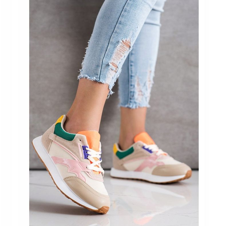 SHELOVET Pantofi sport colorati multicolor 2