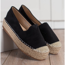 Primavera Espadrile pe platformă negru 2 Primavera Espadrile pe platformă negru 2