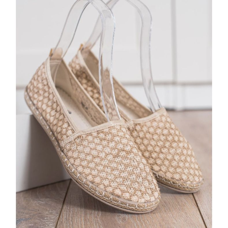 Balada Espadrile textile ușoare bej 2