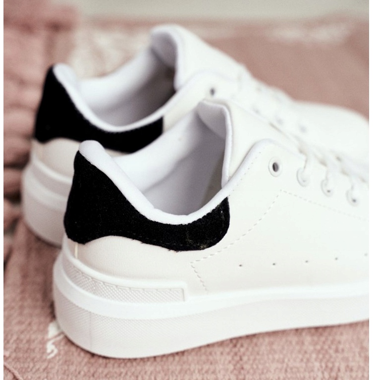 FRROCK Pantofi sport pentru tineret pentru copii albi Bilbo negru 3