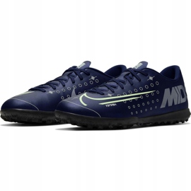 Pantofi de fotbal Nike Mercurial Vapor 13 Club Mds Tf M CJ1305-401 albastru marin 3