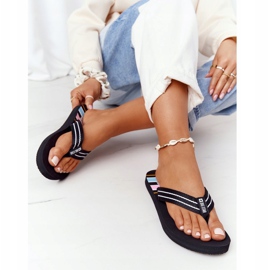 Flip-flops pentru femei Big Star HH274A057 Negru 2