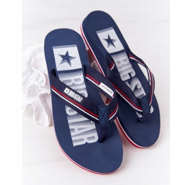 Flip-flops pentru femei Big Star HH274A059 Blue Navy albastru marin 1