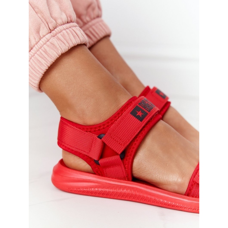 Sandale sport pentru femei Big Star HH274A027 Roșu 2