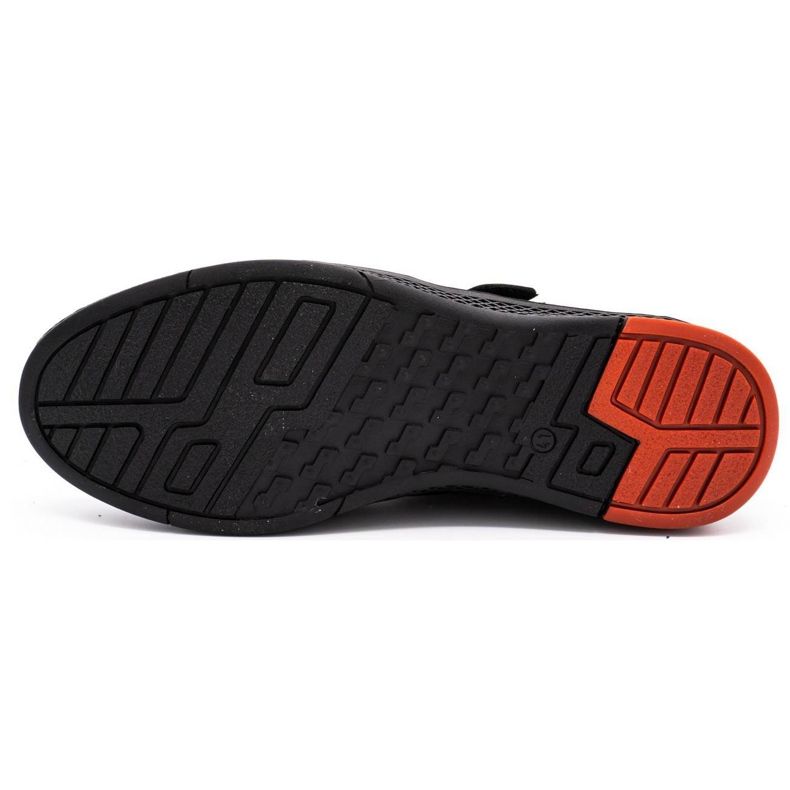 Polbut Pantofi casual din piele pentru bărbați 2102 negri negru 1