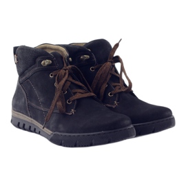 Încălțăminte bărbați Riko cizme botine 795 negru 4