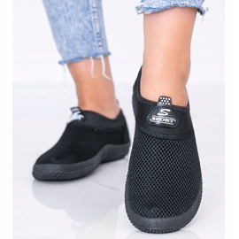 Adidași de sport negri Milly negru 1