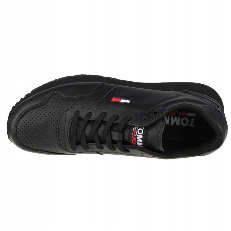 Pantofi Tommy Hilfiger Jeans Lifestyle Lea Runner M EM0EM00665-BDS negru 2
