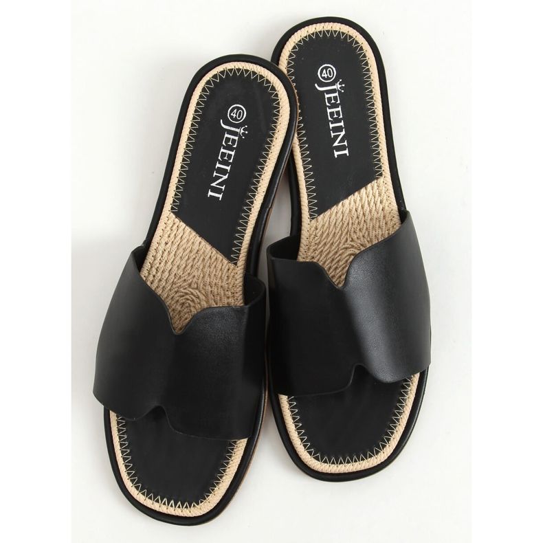 Papuci negri negri pentru femei 395 Negri negru 1