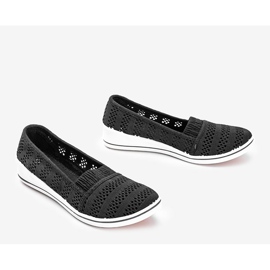 Adidași negri Slip On pe panoul SoHo negru 1 Adidași negri Slip On pe panoul SoHo negru 1
