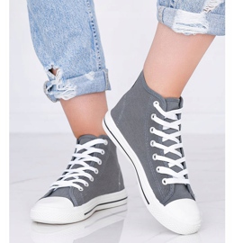 Adidași pentru femei gri Gampa gleznă 1