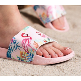 Bona Flip-flops la modă cu un flamingo roz 2