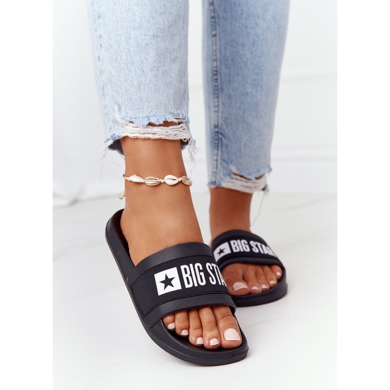 Papuci de damă Big Star HH274A013 Negru 2