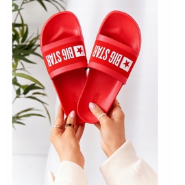 Papuci de damă Big Star HH274A014 Roșu roşu 1