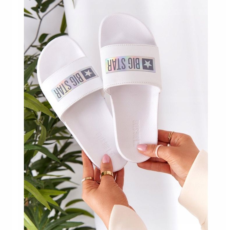 Papuci de damă Big Star HH274A035 Alb 1