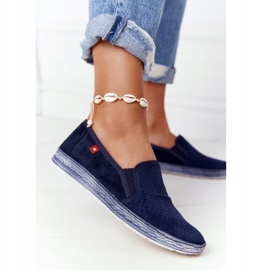 Espadrile ajurate Big Star HH276004 Albastru marin 1
