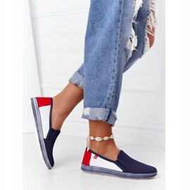 Espadrile pentru femei Big Star HH276008 Albastru-albastru roșu albastru marin 2