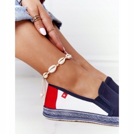 Espadrile pentru femei Big Star HH276008 Albastru-albastru roșu albastru marin 3