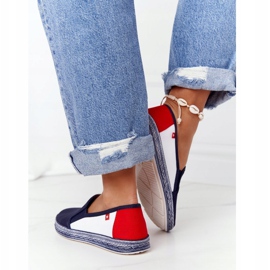 Espadrile pentru femei Big Star HH276008 Albastru-albastru roșu albastru marin 5