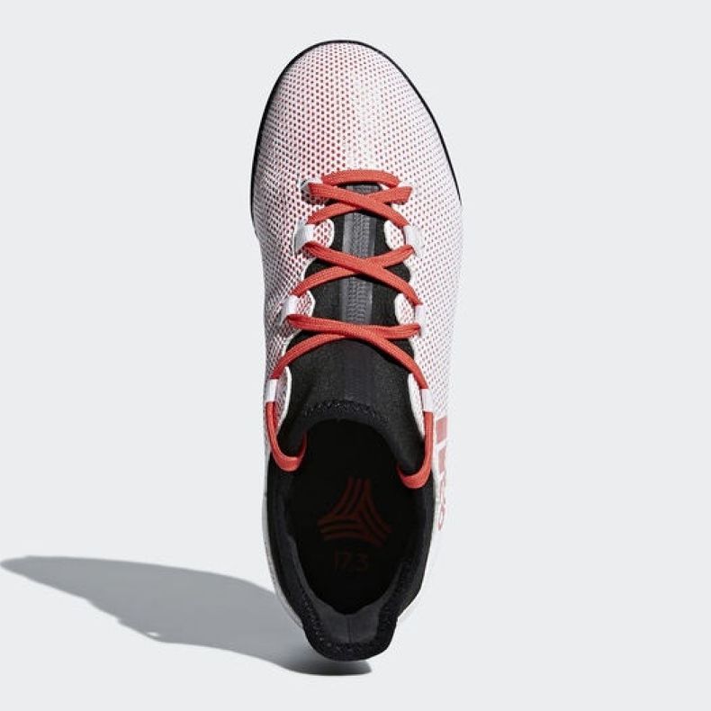 Ghete de fotbal Adidas X Tango 17.3 Tf Jr CP9025 alb alb 2