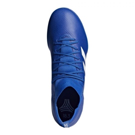 Ghete de fotbal Adidas Nemeziz Tango 18.3 Tf M DB2210 albastru albastru 1