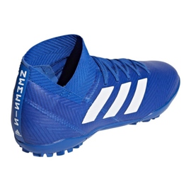Ghete de fotbal Adidas Nemeziz Tango 18.3 Tf M DB2210 albastru albastru 2
