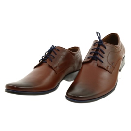 Olivier Pantofi din piele pentru bărbați 277 maro 2