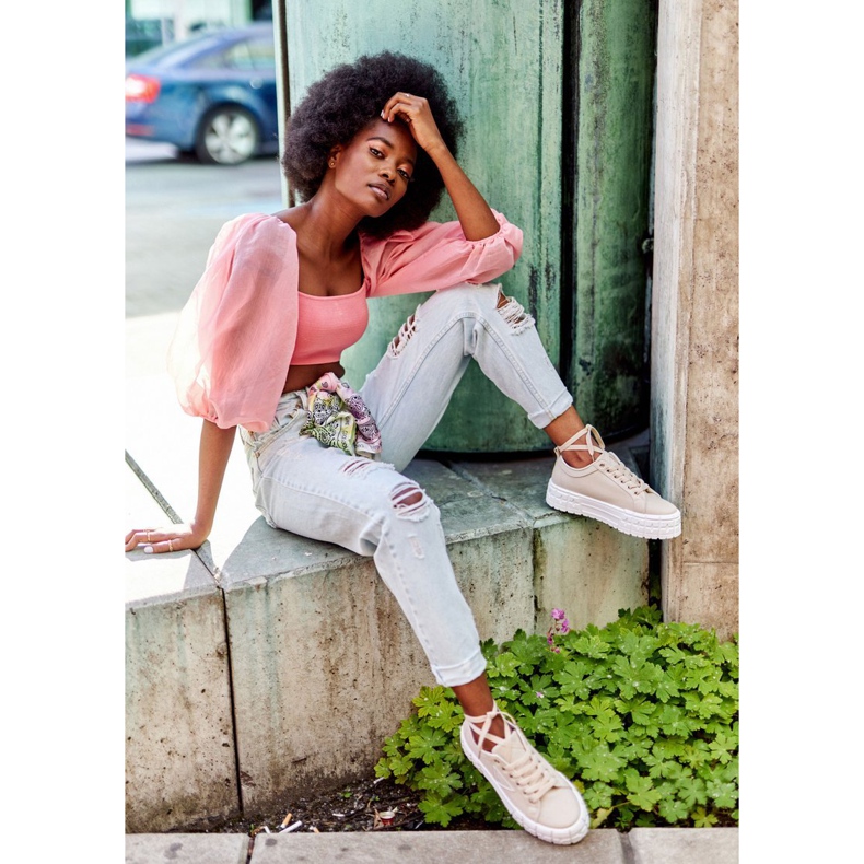 Adidași pentru femei Beige Big City Life bej 1