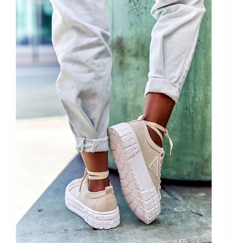 Adidași pentru femei Beige Big City Life bej 2