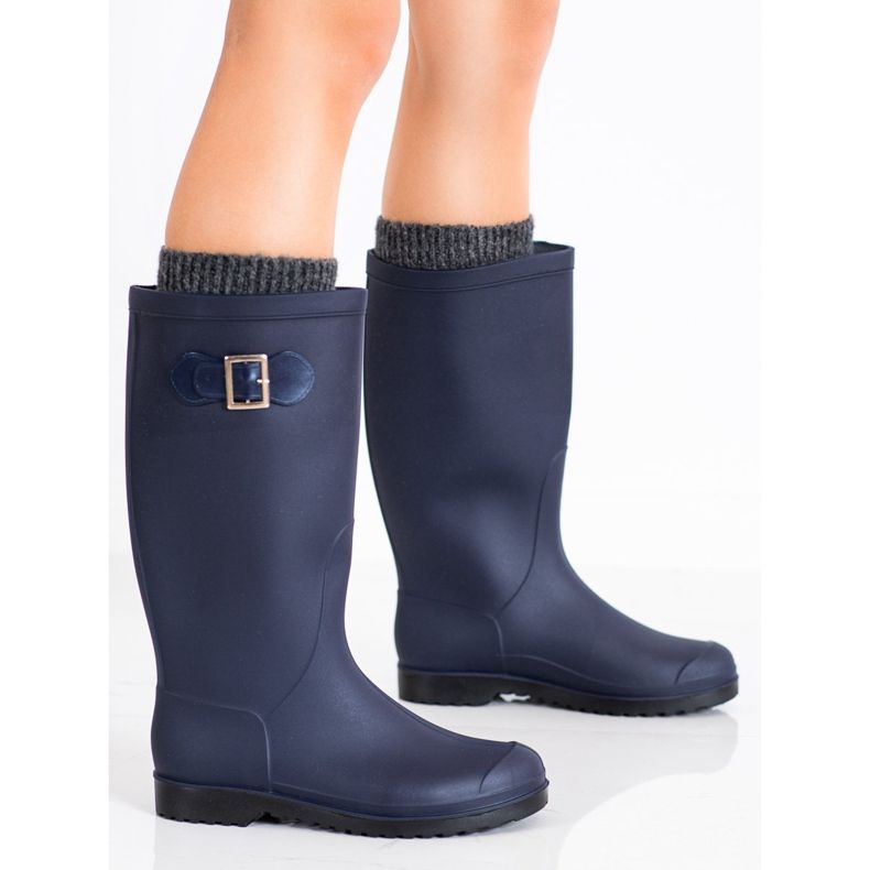 SHELOVET Galosuri de cauciuc ridicate albastru marin albastru 1