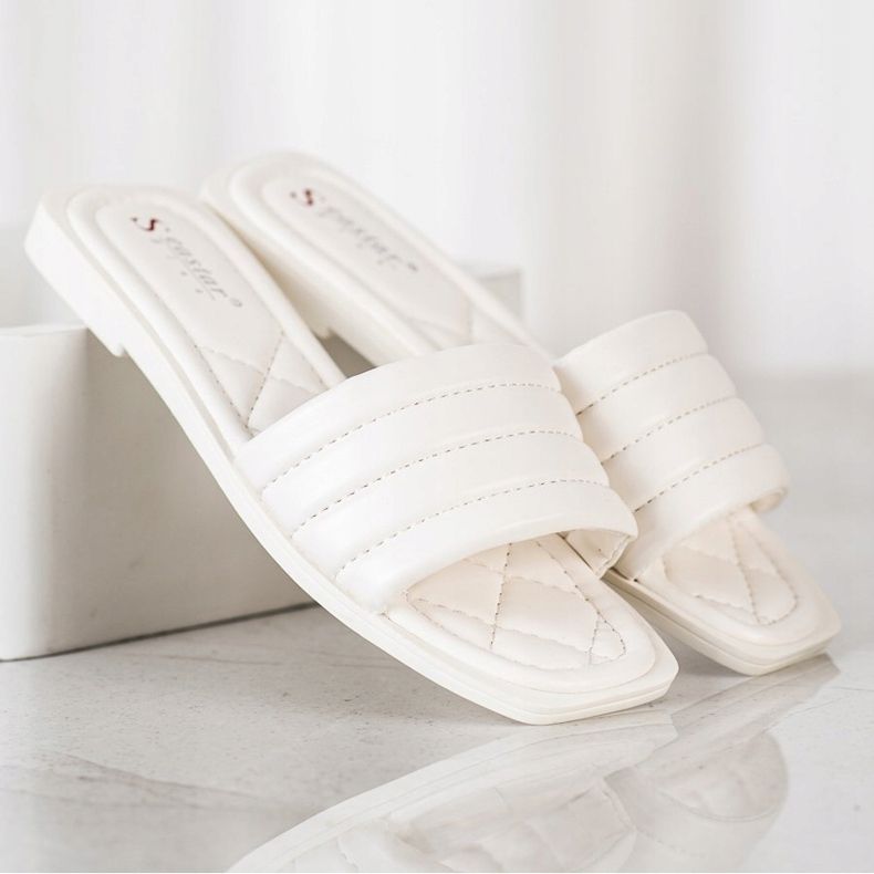 Seastar Papuci casual confortabili alb 2