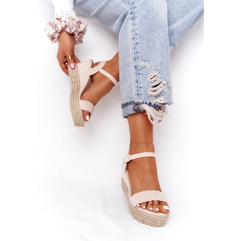 PS1 Sandale bej cu baleare 5