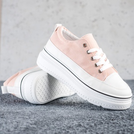 Seastar Adidași la modă pe platformă roz 1
