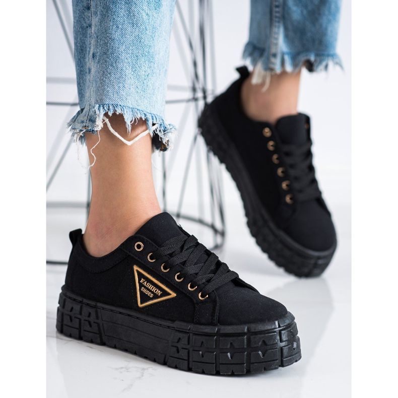 Goodin Pantofi negri de moda negru 1