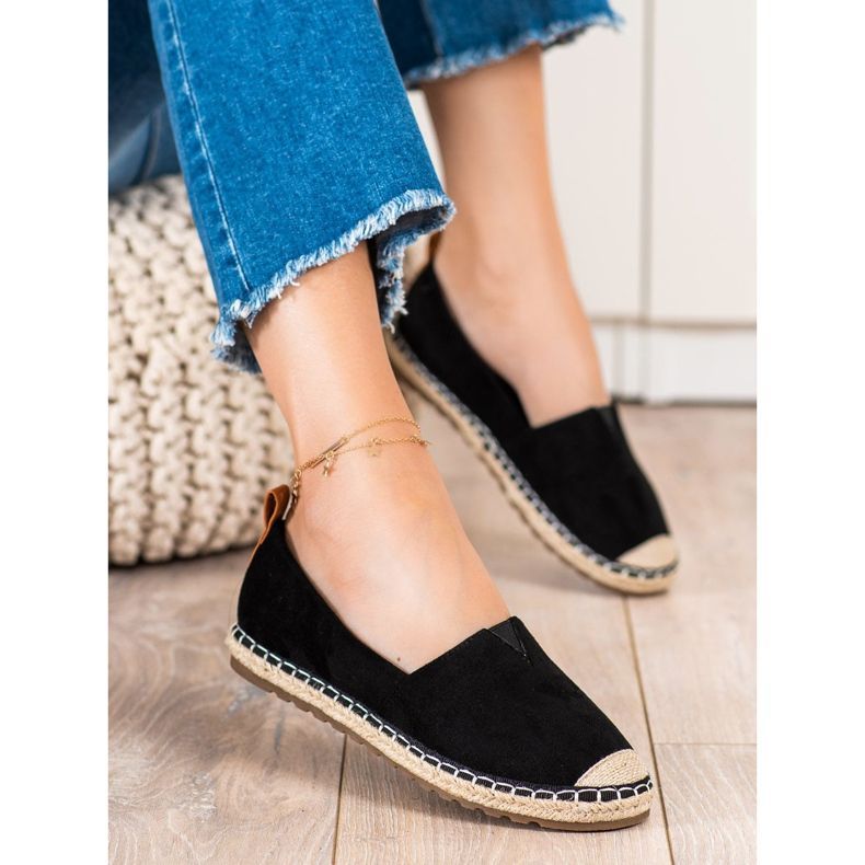 Queen Vivi Espadrile casual negru 1